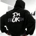 Hoodie Im OK New Men's Hoodie Hip Ho