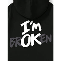 Hoodie Im OK New Men's Hoodie Hip Ho