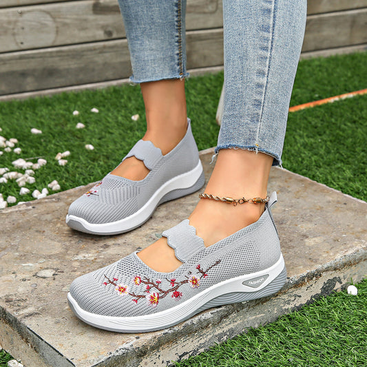 Cloth Shoes Soft Bottom Comfortable Middle-aged And Elderly Mom Shoes